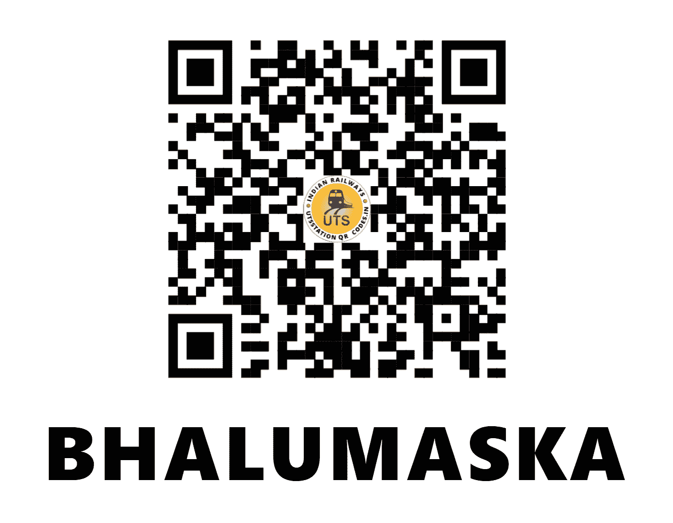 UTS QR Code for BHALUMASKA - BLMK (EO - ODISHA)