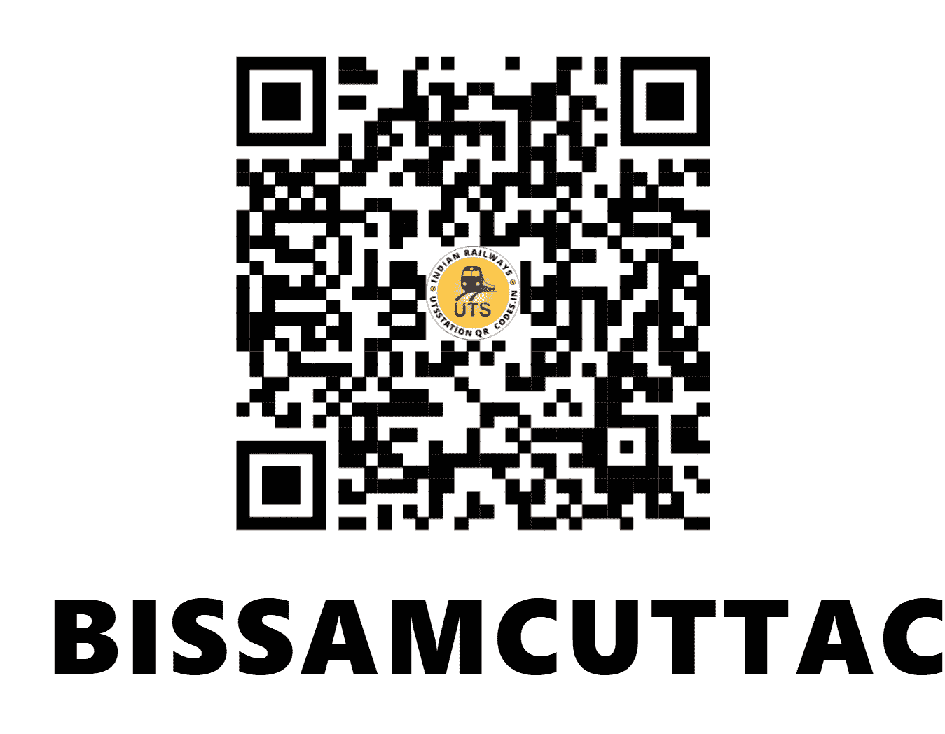 UTS QR Code for BISSAMCUTTACK - BMCK (EO - ODISHA)