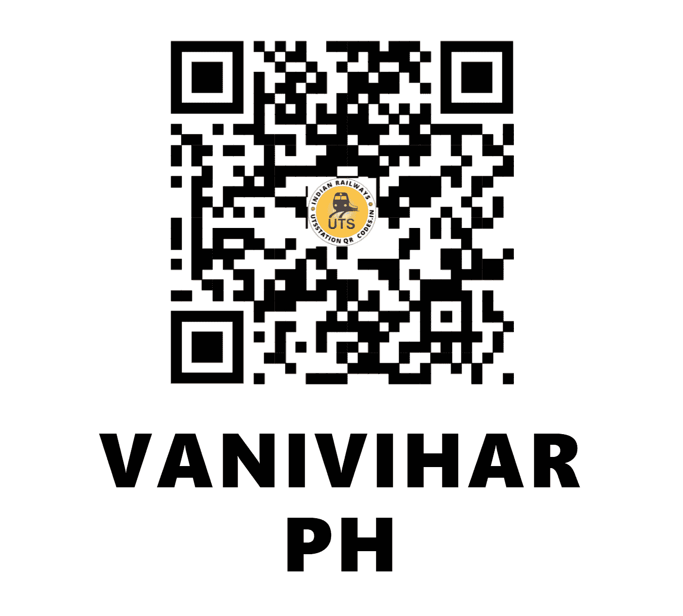 UTS QR Code for VANIVIHAR PH - BNBH (EO - ODISHA)