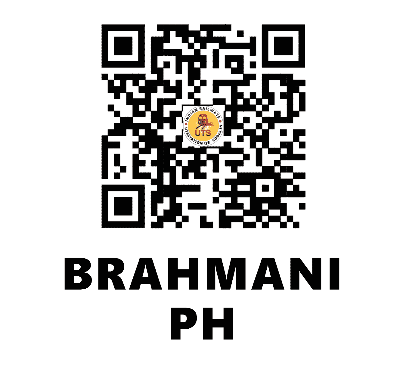UTS QR Code for BRAHMANI PH - BRMI (EO - ODISHA)