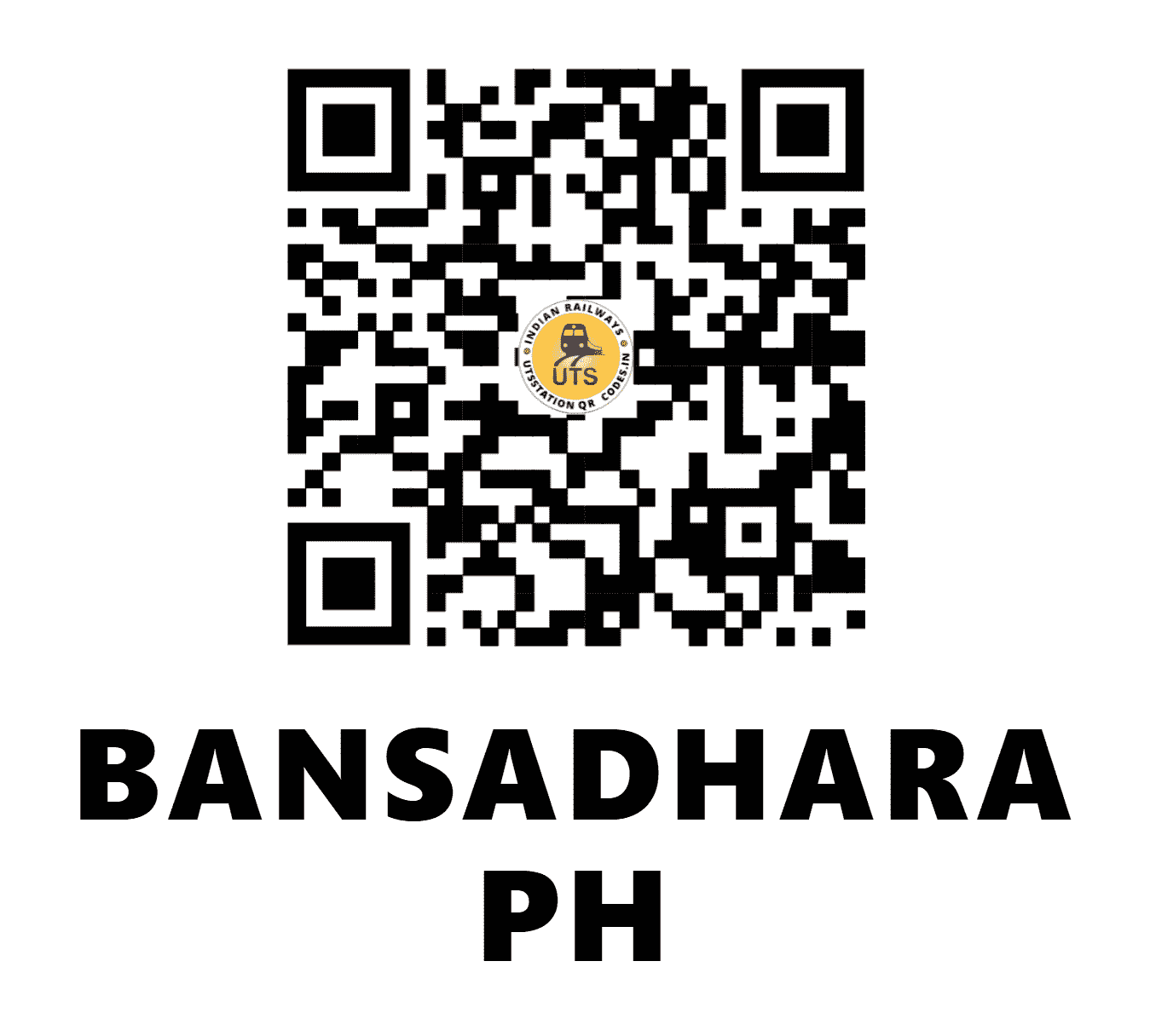 UTS QR Code for BANSADHARA PH - BSDR (EO - ODISHA)