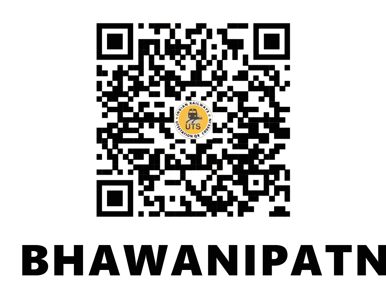 UTS QR Code for BHAWANIPATNA - BWIP (EO - ODISHA)