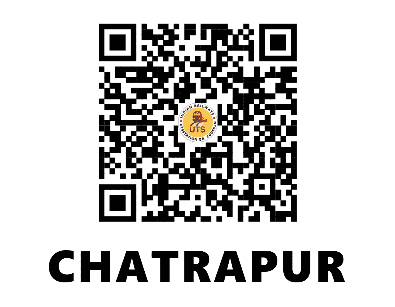 UTS QR Code for CHATRAPUR - CAP (EO - ODISHA)