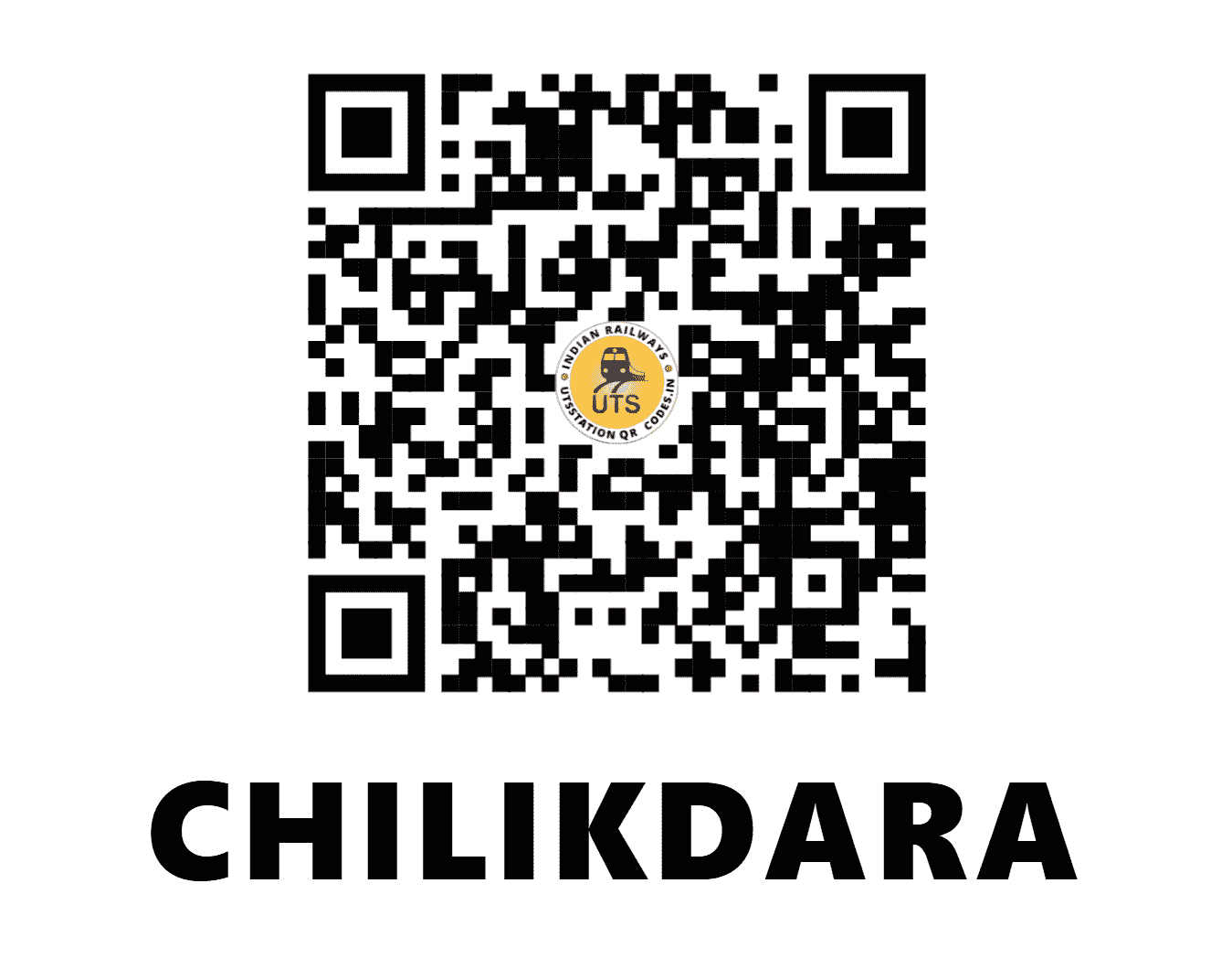 UTS QR Code for CHILIKDARA - CLDR (EO - ODISHA)