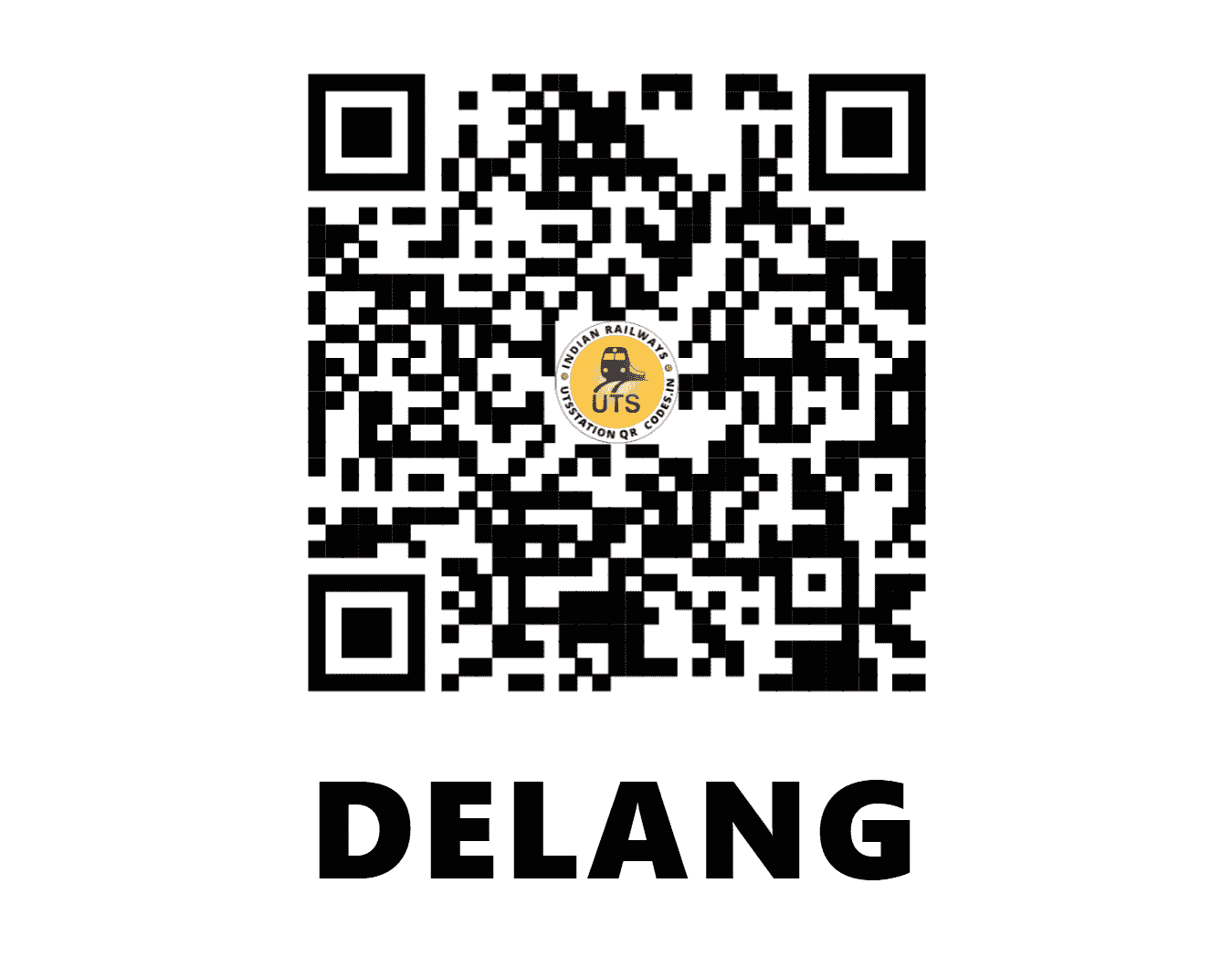 UTS QR Code for DELANG - DEG (EO - ODISHA)