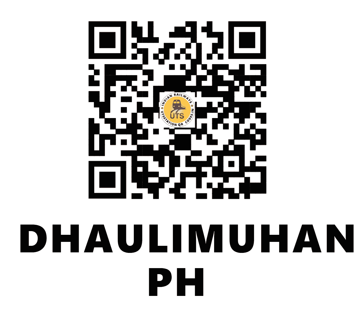 UTS QR Code for DHAULIMUHAN PH - DLMH (EO - ODISHA)