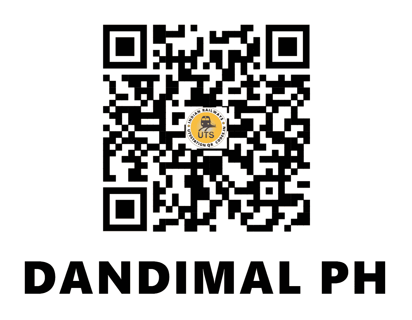 UTS QR Code for DANDIMAL PH - DNDL (EO - ODISHA)