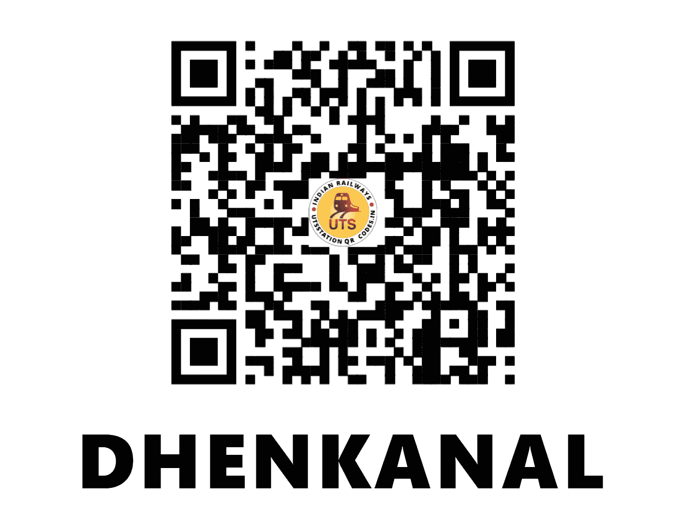 UTS QR Code for DHENKANAL - DNKL (EO - ODISHA)