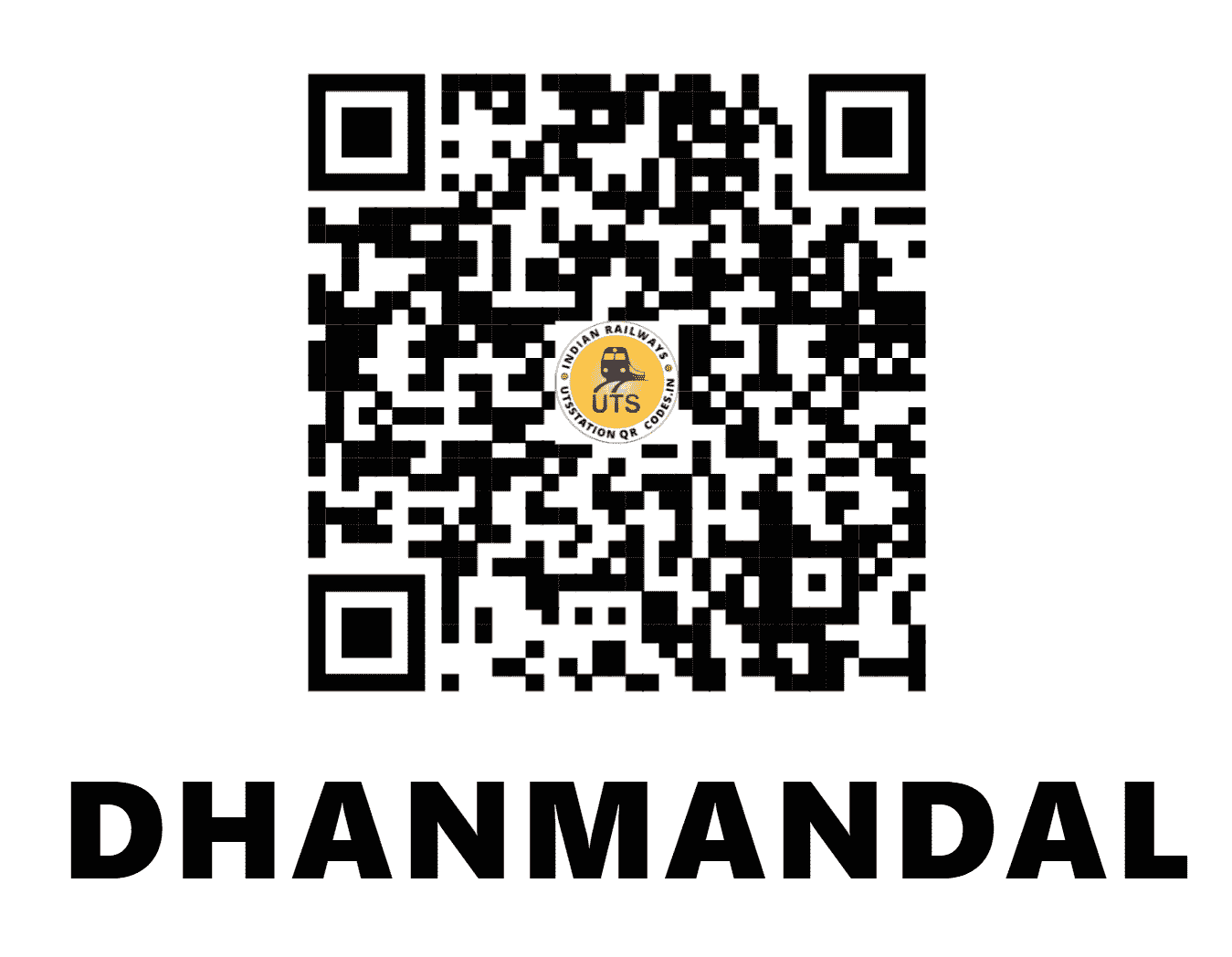 UTS QR Code for DHANMANDAL - DNM (EO - ODISHA)
