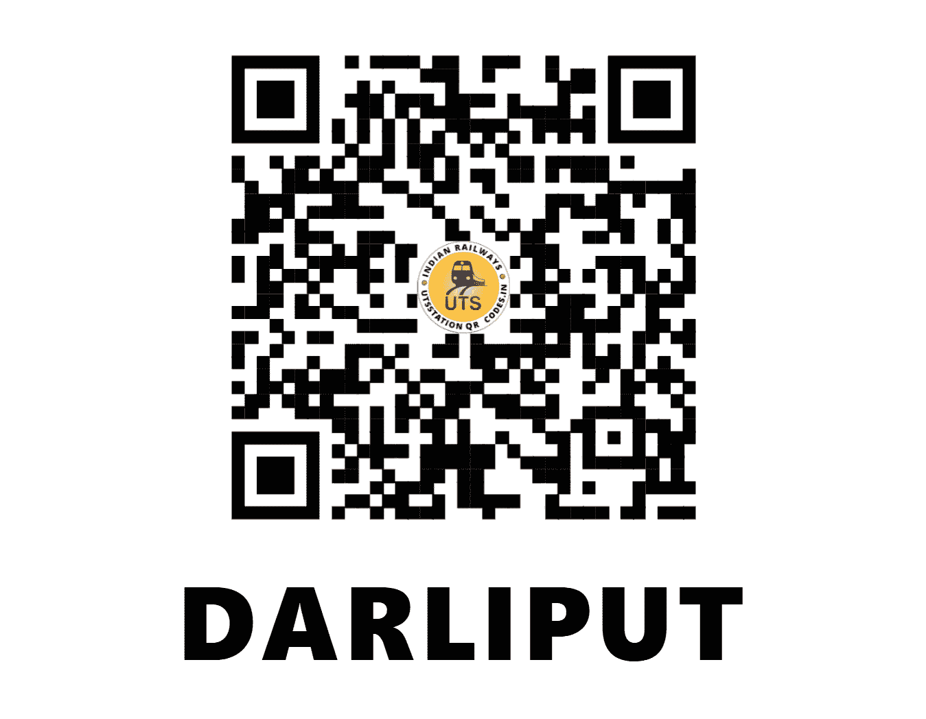 UTS QR Code for DARLIPUT - DPC (EO - ODISHA)