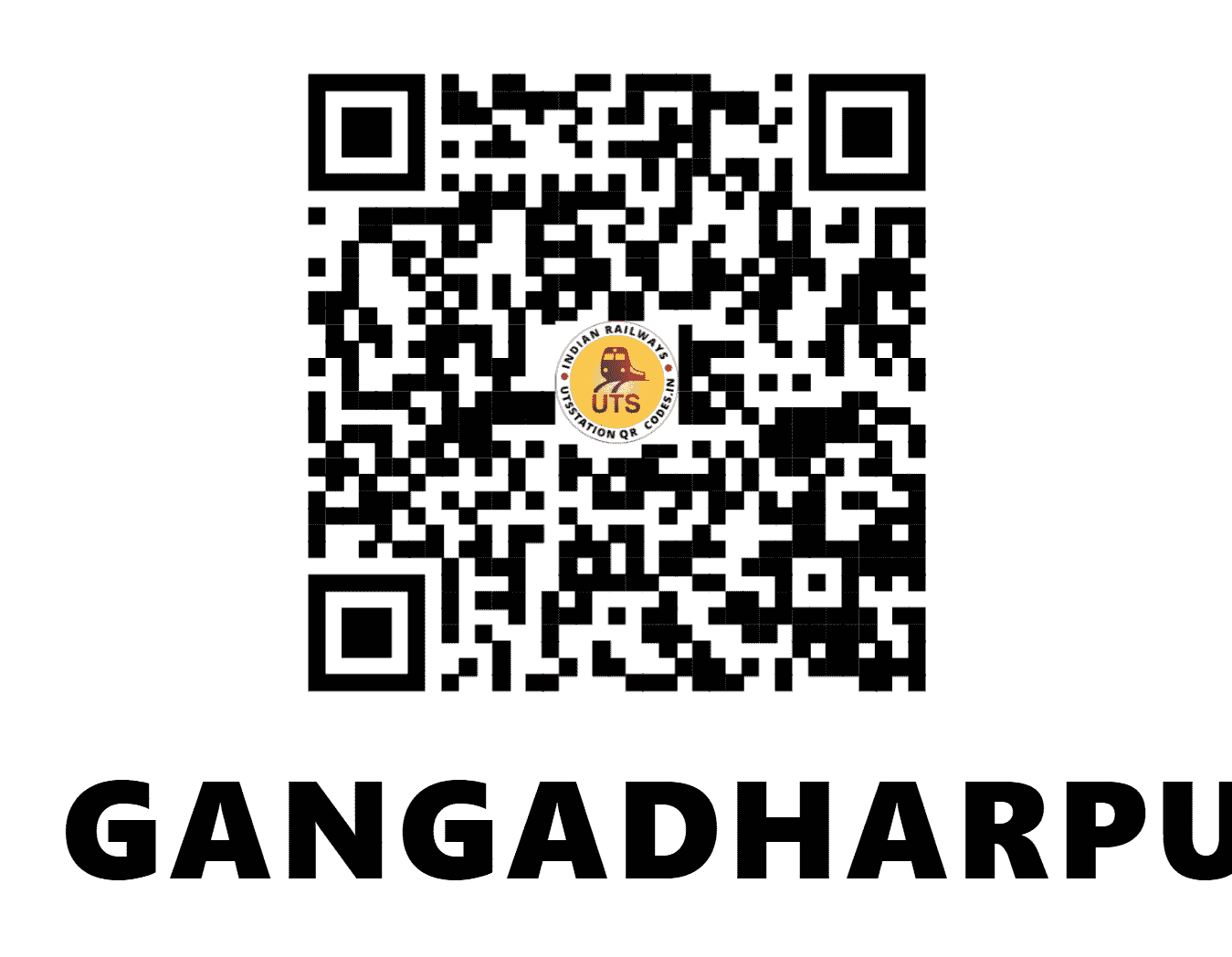 UTS QR Code for GANGADHARPUR - GNGD (EO - ODISHA)