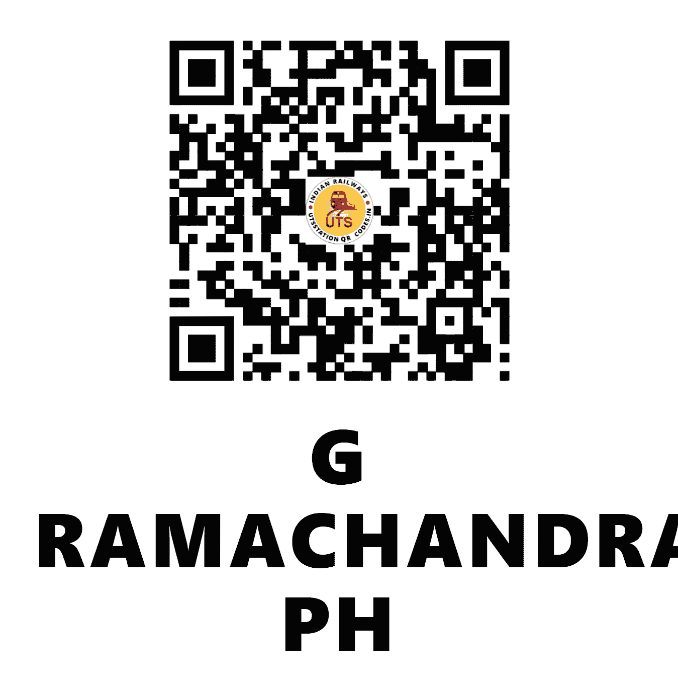 UTS QR Code for G RAMACHANDRAPUR PH - GRCP (EO - ODISHA)