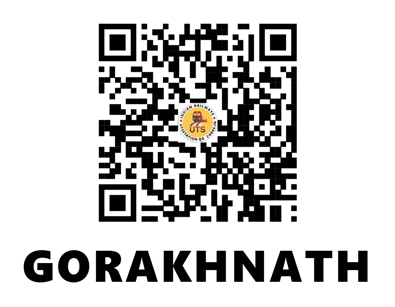UTS QR Code for GORAKHNATH - GRKN (EO - ODISHA)
