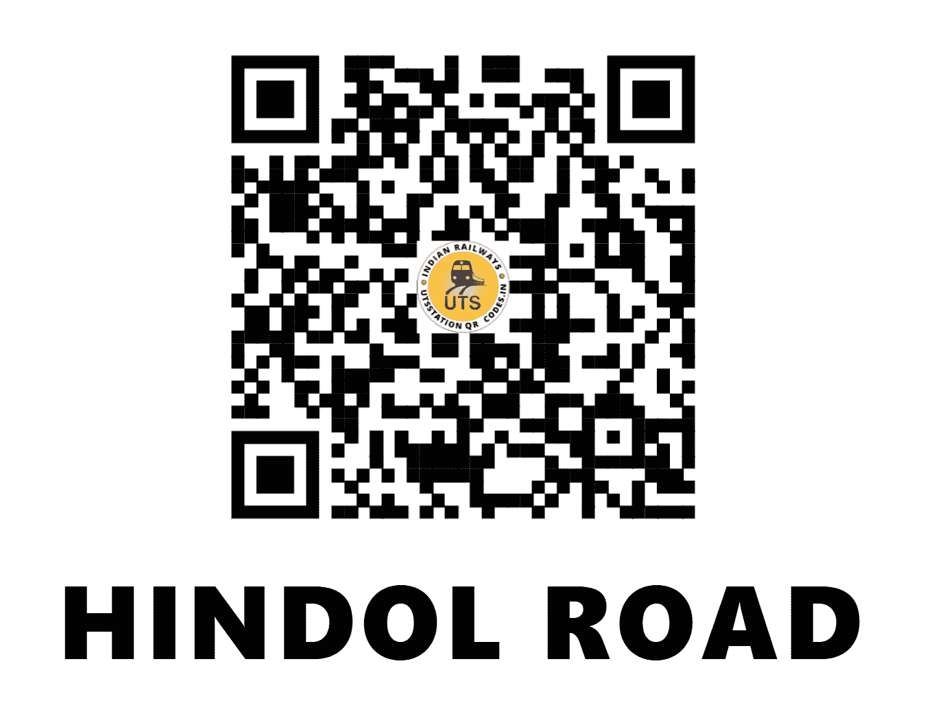 UTS QR Code for HINDOL ROAD - HND (EO - ODISHA)