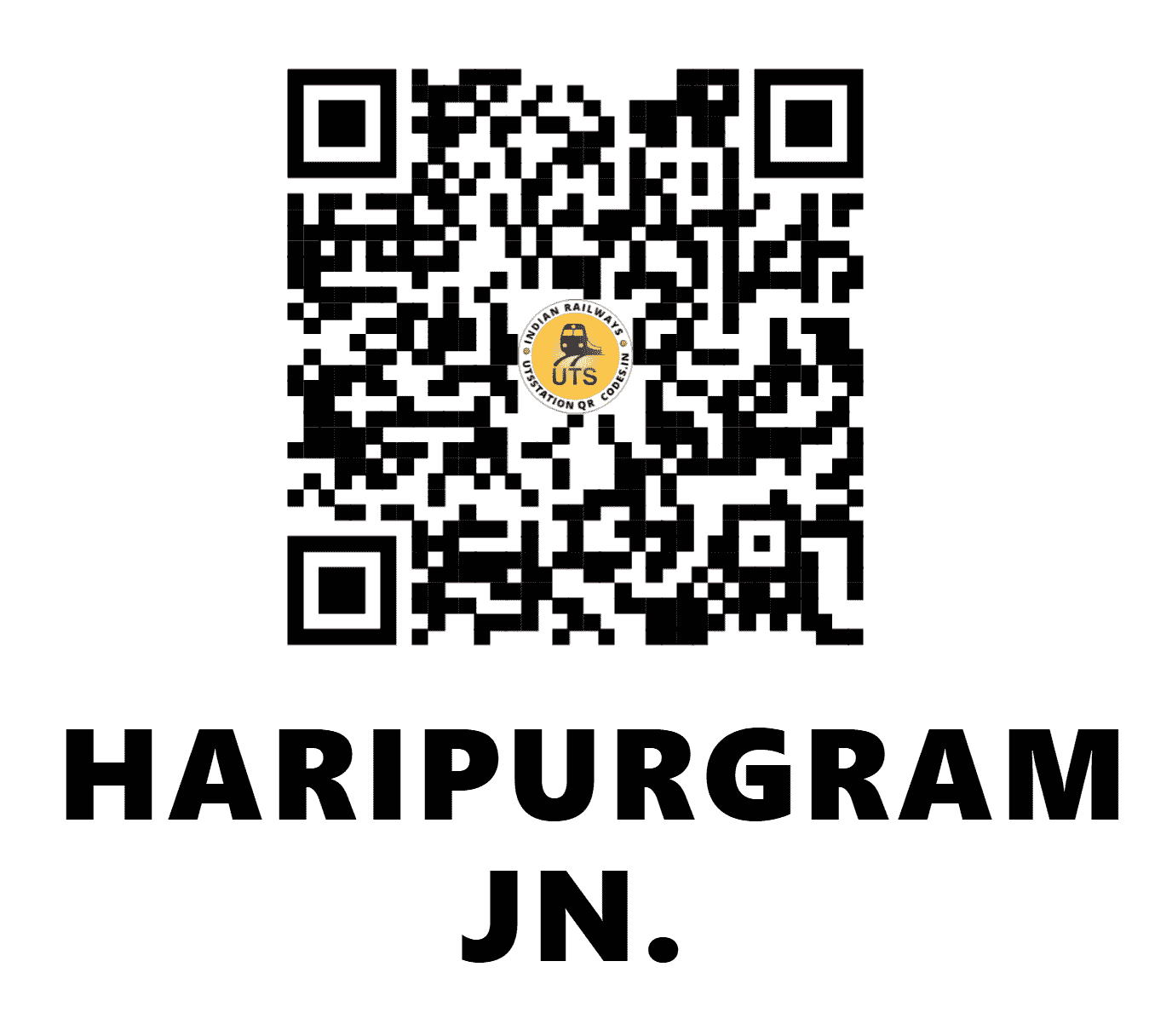 UTS QR Code for HARIPURGRAM JN. - HPGM (EO - ODISHA)