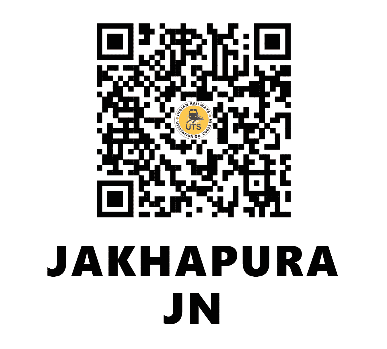 UTS QR Code for JAKHAPURA   JN - JKPR (EO - ODISHA)