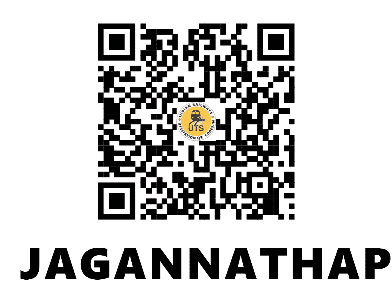 UTS QR Code for JAGANNATHAPUR - JNP (EO - ODISHA)