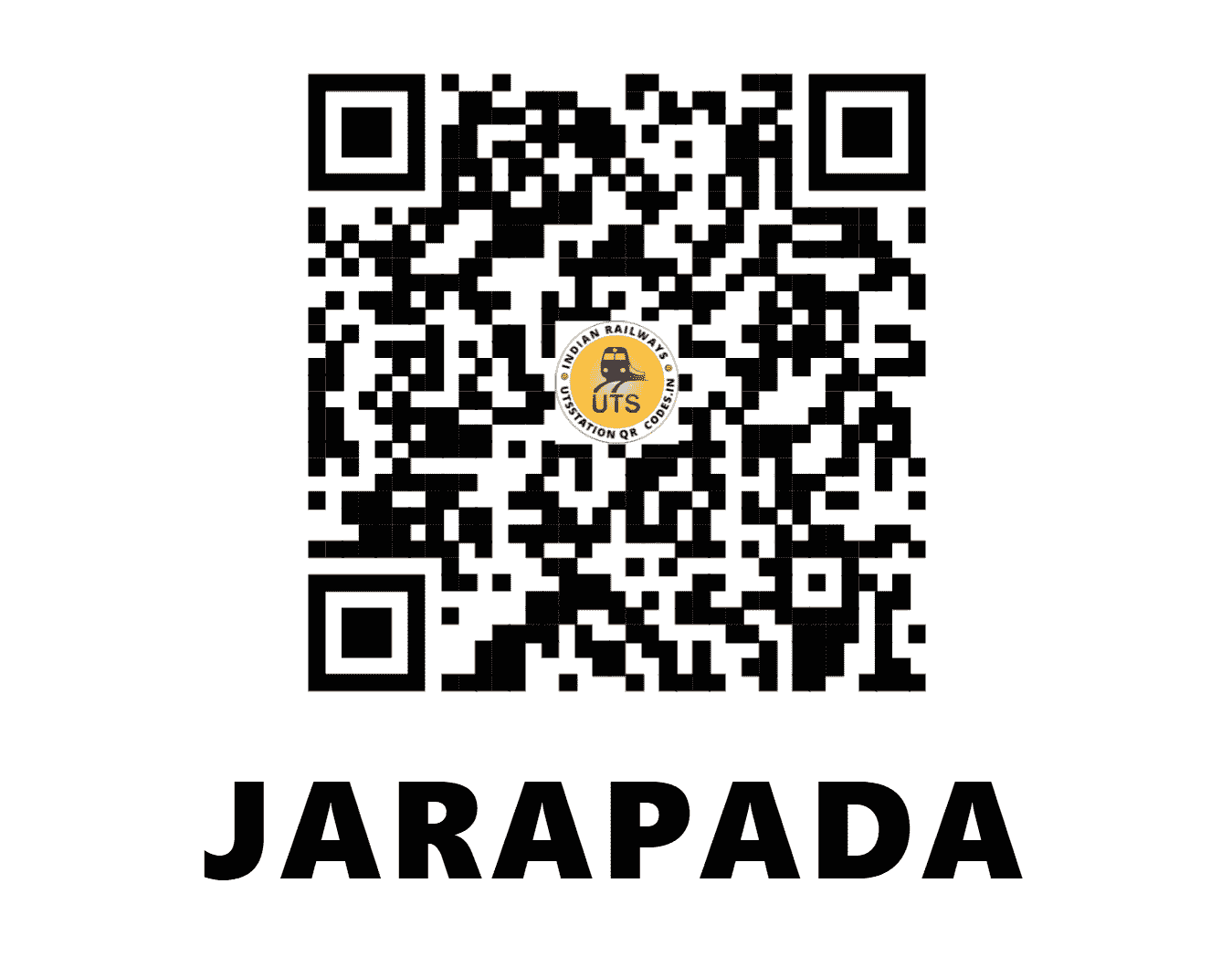 UTS QR Code for JARAPADA - JRPD (EO - ODISHA)
