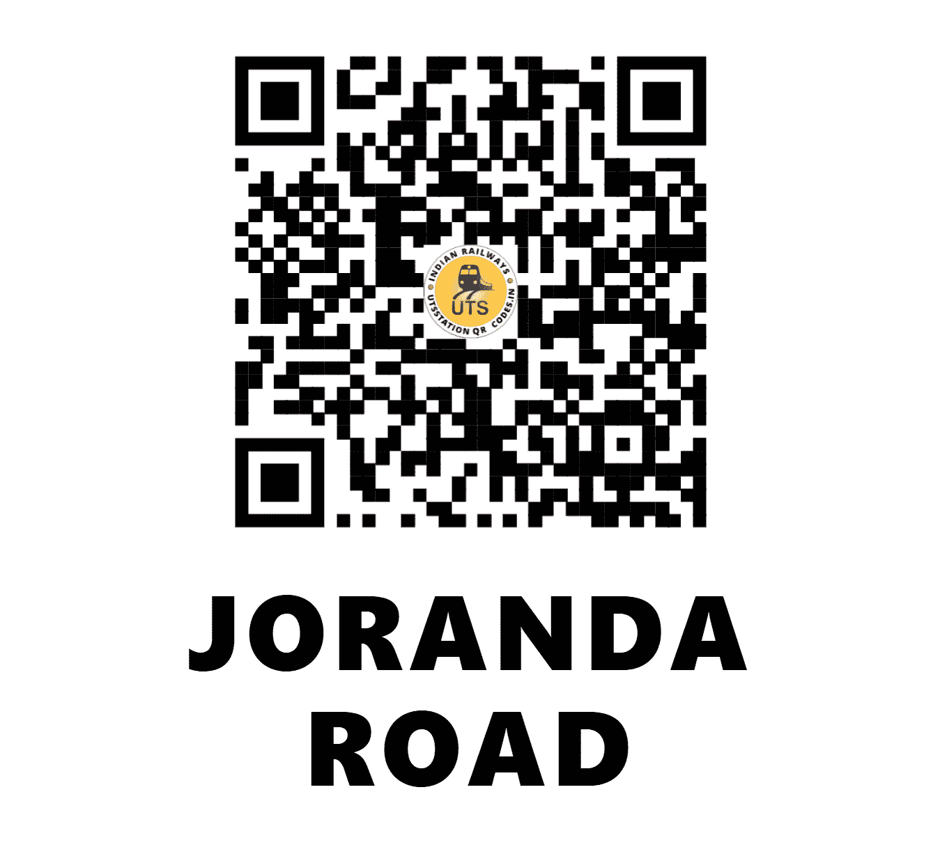 UTS QR Code for JORANDA ROAD - JRZ (EO - ODISHA)