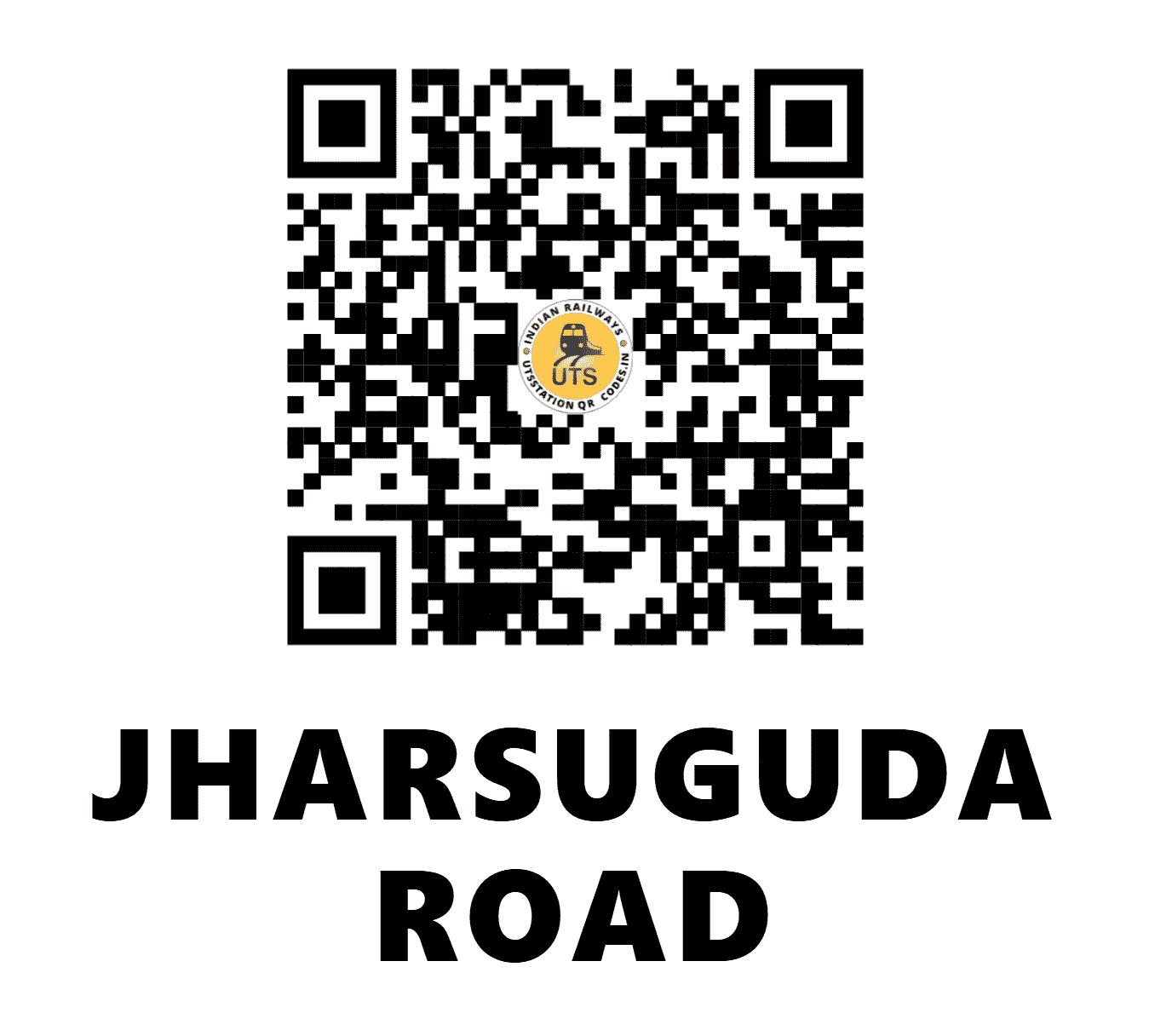 UTS QR Code for JHARSUGUDA ROAD - JSGR (EO - ODISHA)