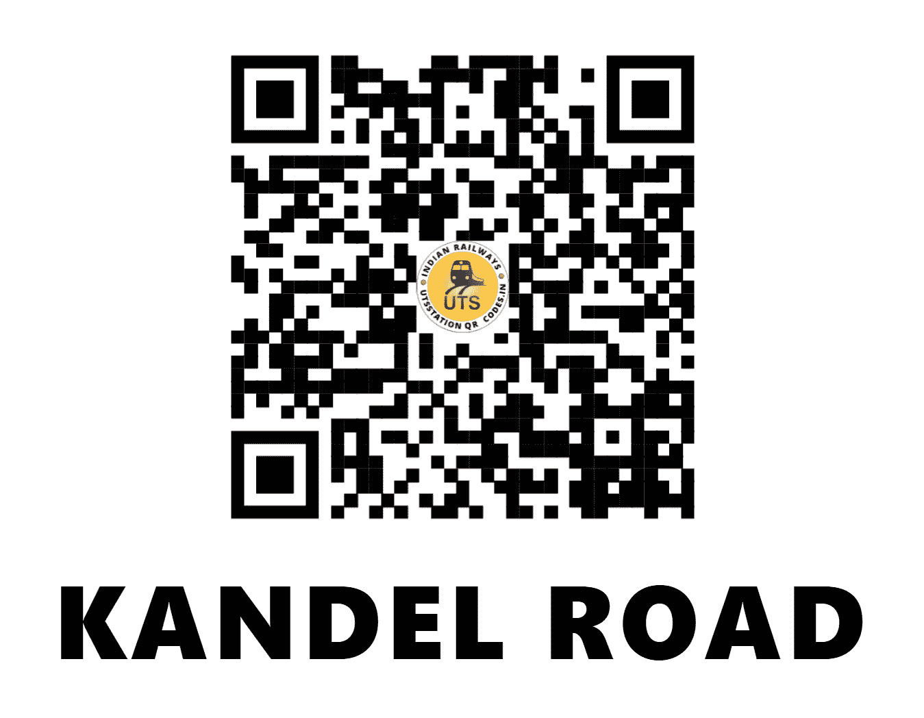 UTS QR Code for KANDEL ROAD - KDLR (EO - ODISHA)