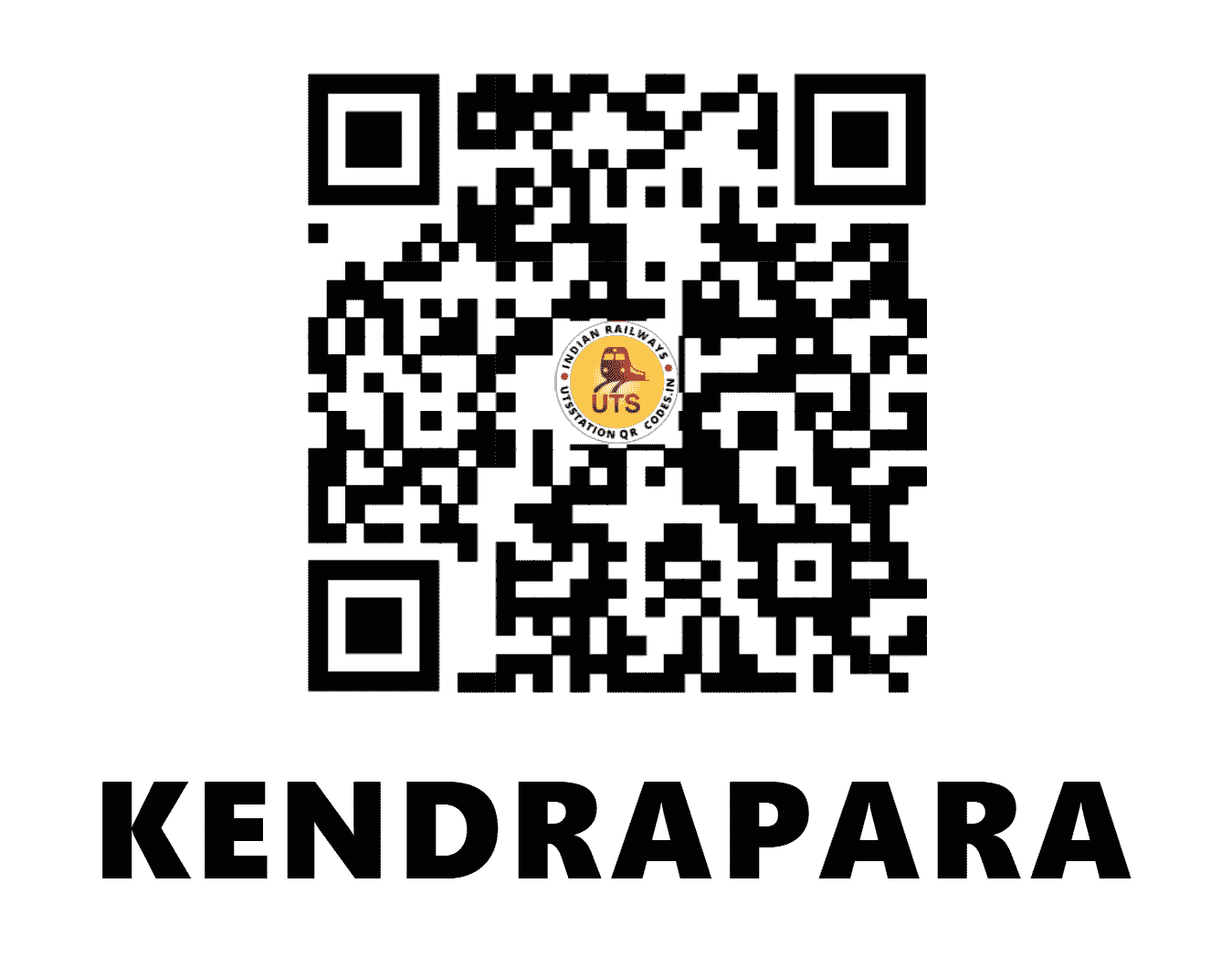 UTS QR Code for KENDRAPARA - KENP (EO - ODISHA)