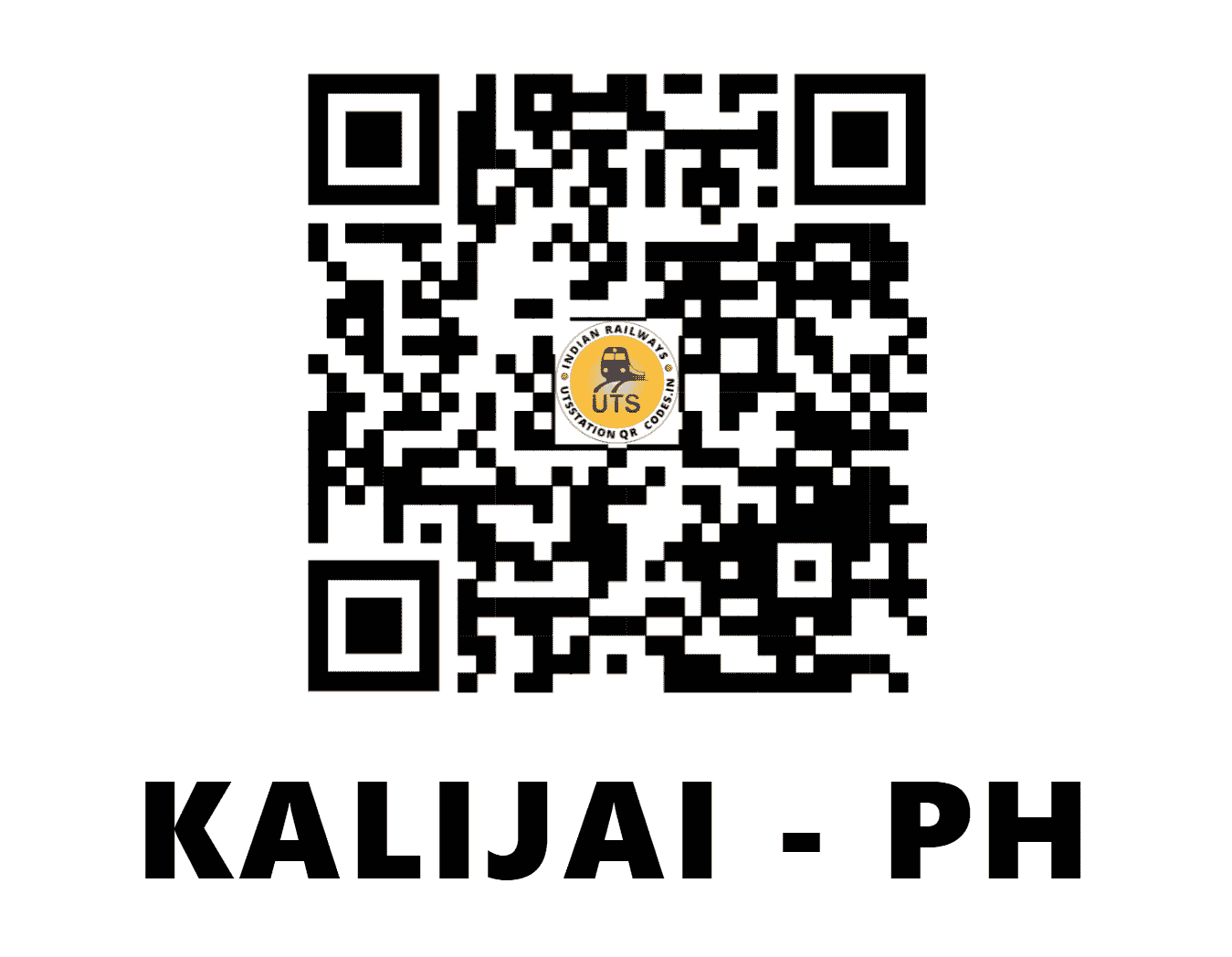 UTS QR Code for KALIJAI - PH - KLJI (EO - ODISHA)