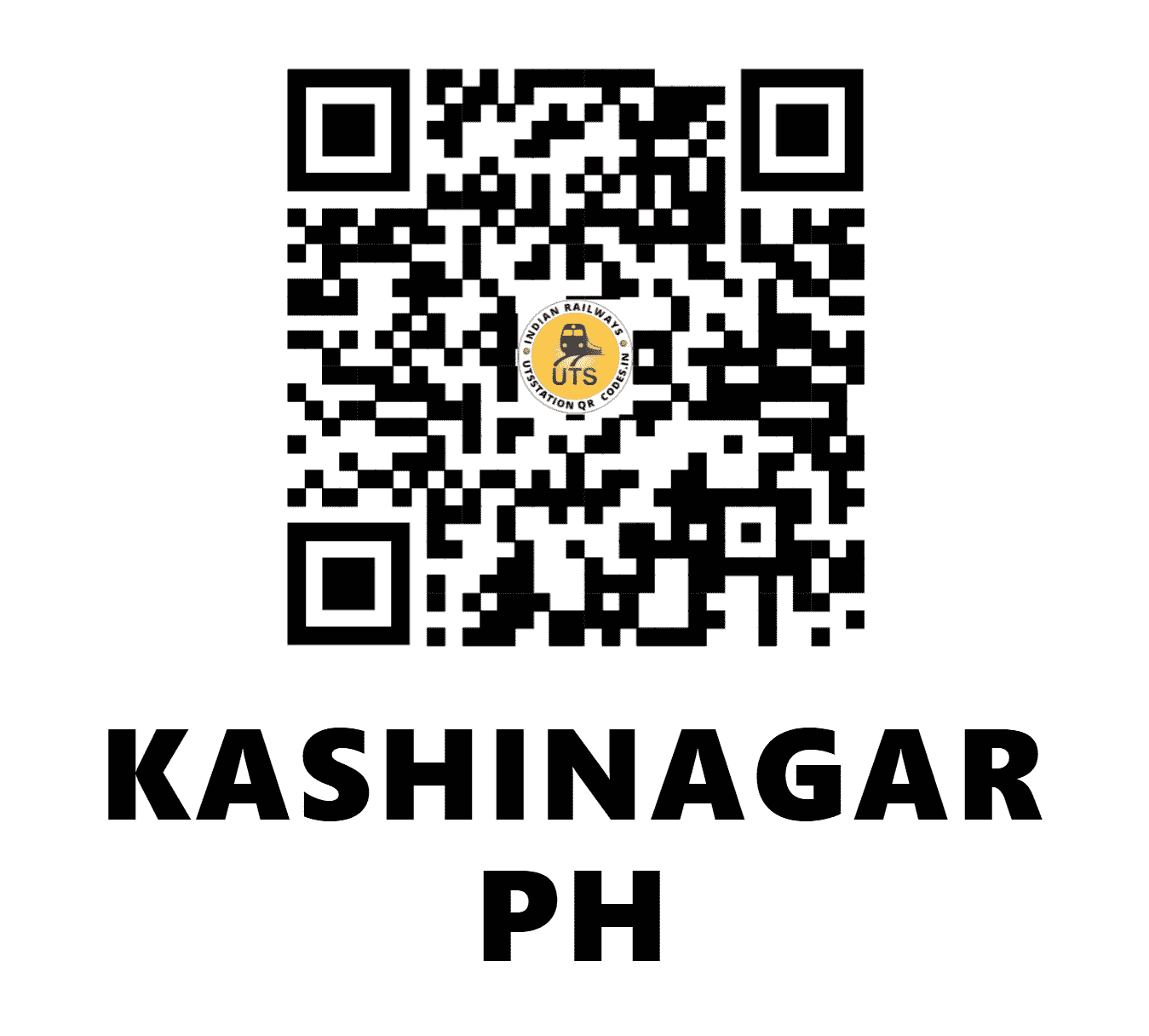 UTS QR Code for KASHINAGAR PH - KNGR (EO - ODISHA)