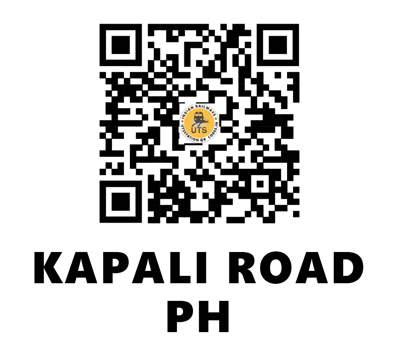 UTS QR Code for KAPALI ROAD PH - KPLD (EO - ODISHA)