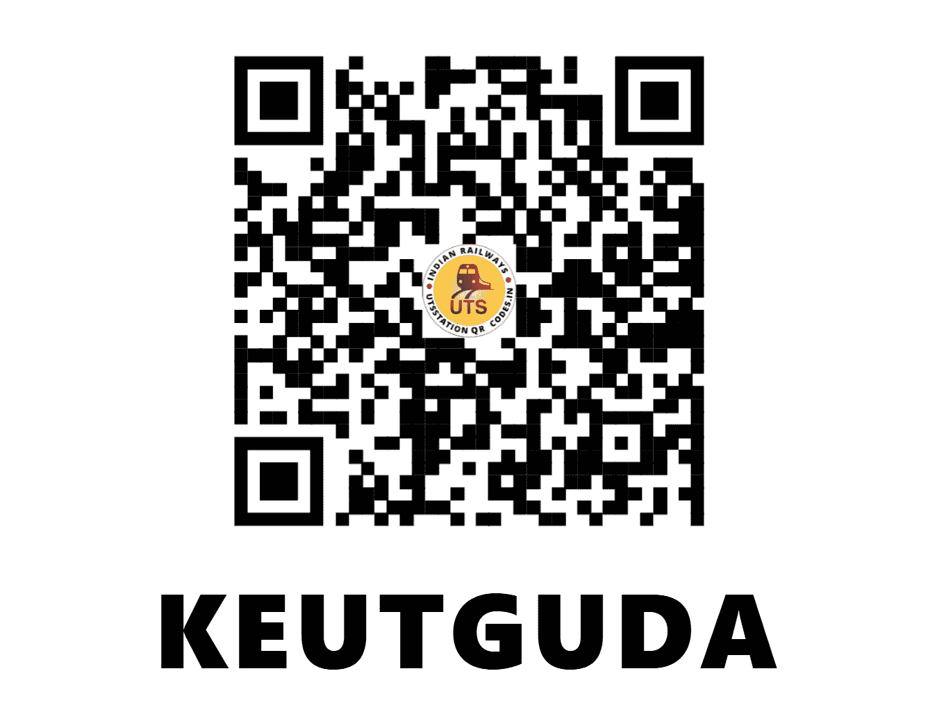 UTS QR Code for KEUTGUDA - KTGA (EO - ODISHA)
