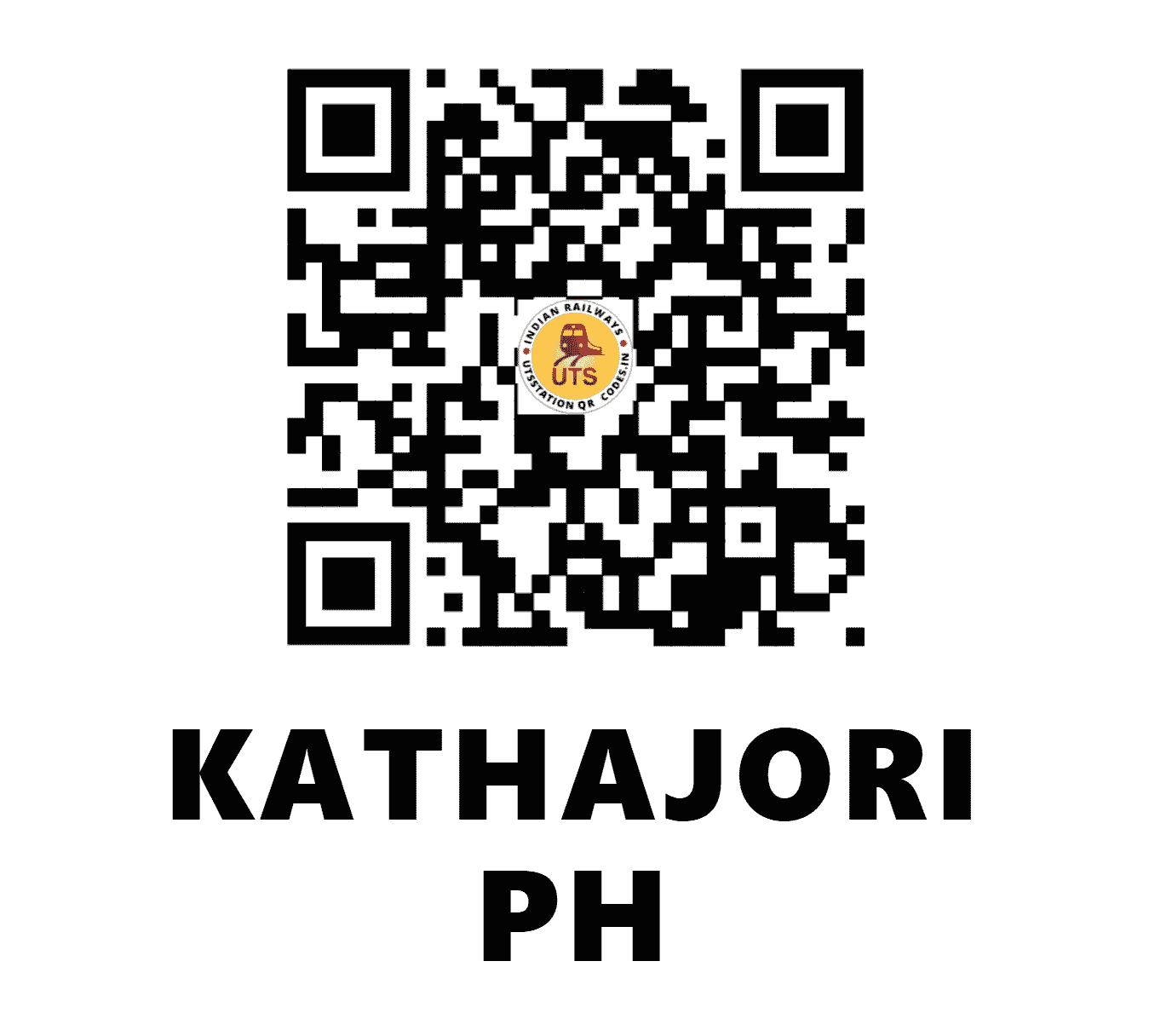 UTS QR Code for KATHAJORI PH - KTJI (EO - ODISHA)