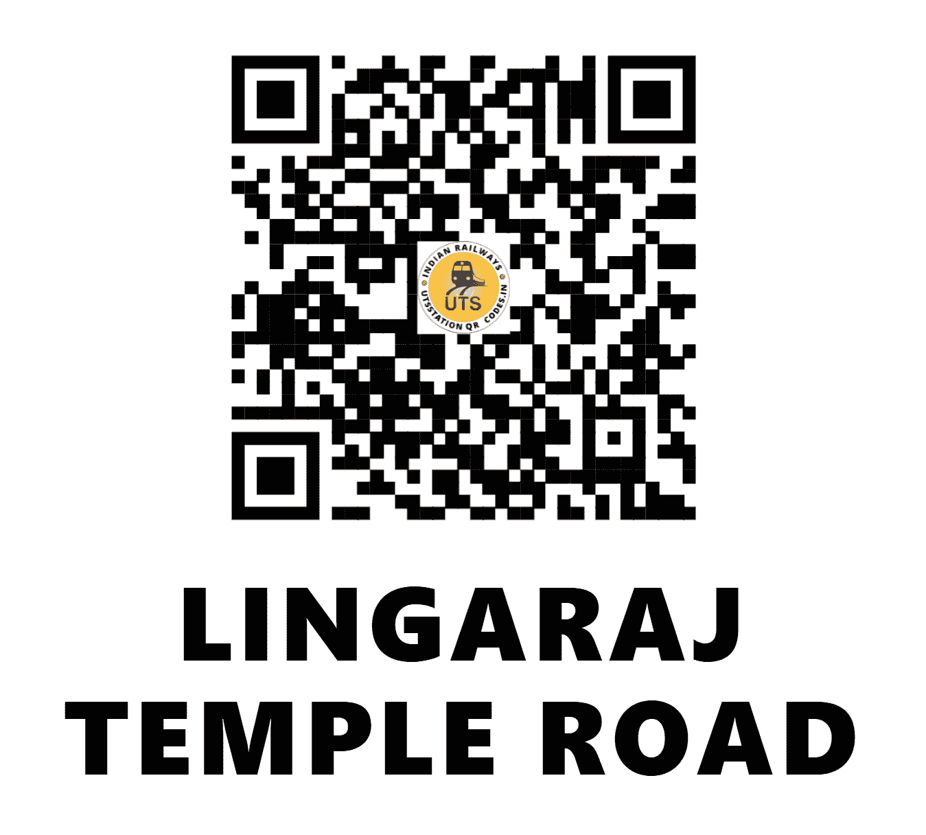 UTS QR Code for LINGARAJ TEMPLE ROAD - LGTR (EO - ODISHA)