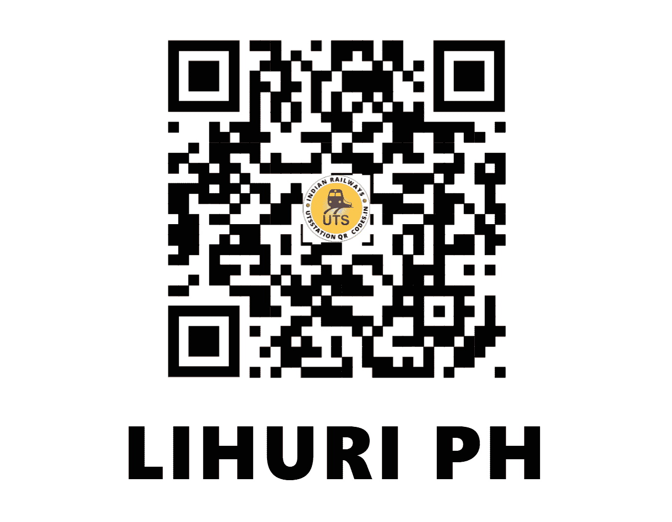 UTS QR Code for LIHURI PH - LRI (EO - ODISHA)