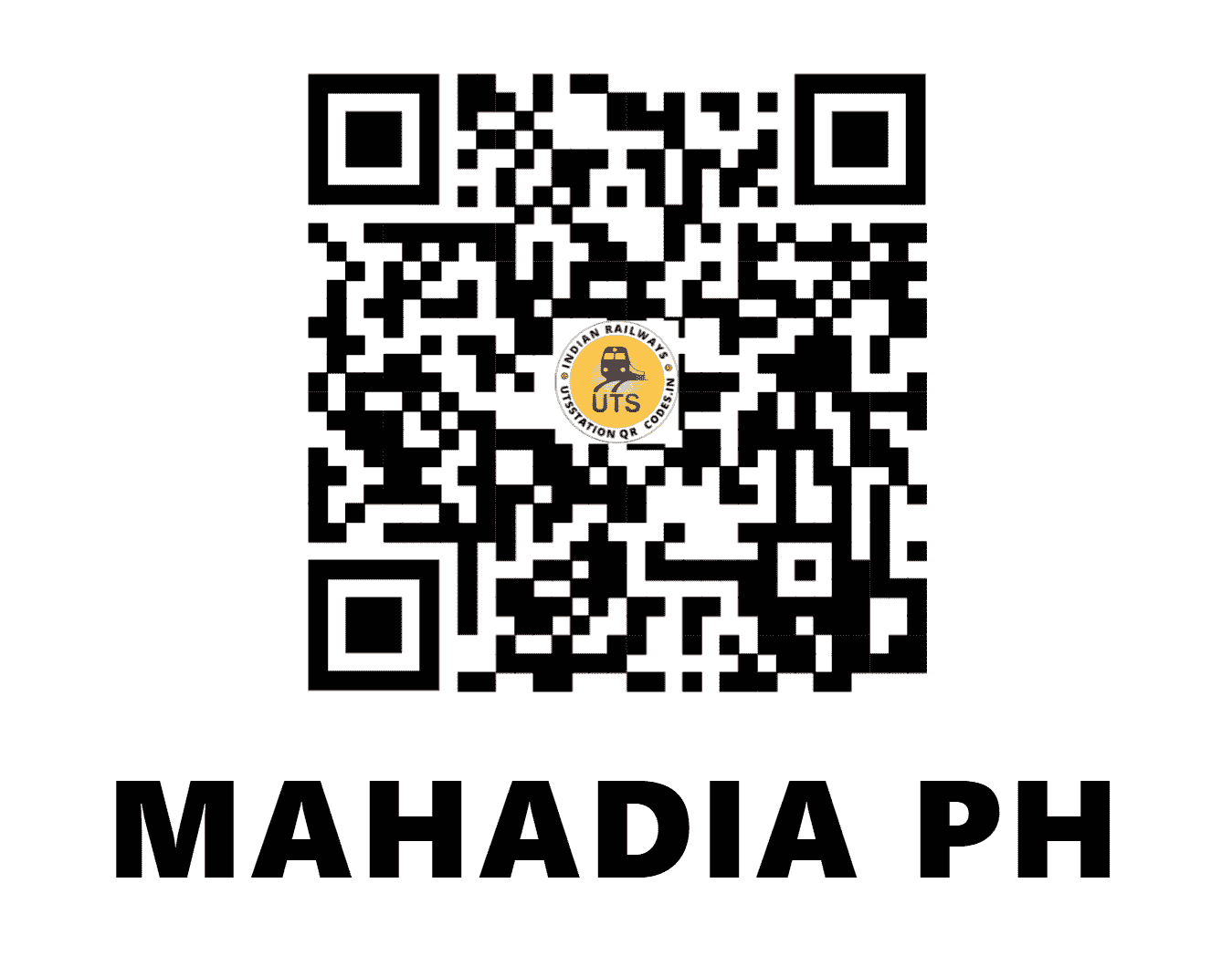 UTS QR Code for MAHADIA PH - MHDB (EO - ODISHA)