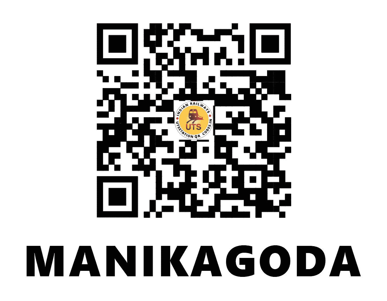UTS QR Code for MANIKAGODA - MKGD (EO - ODISHA)
