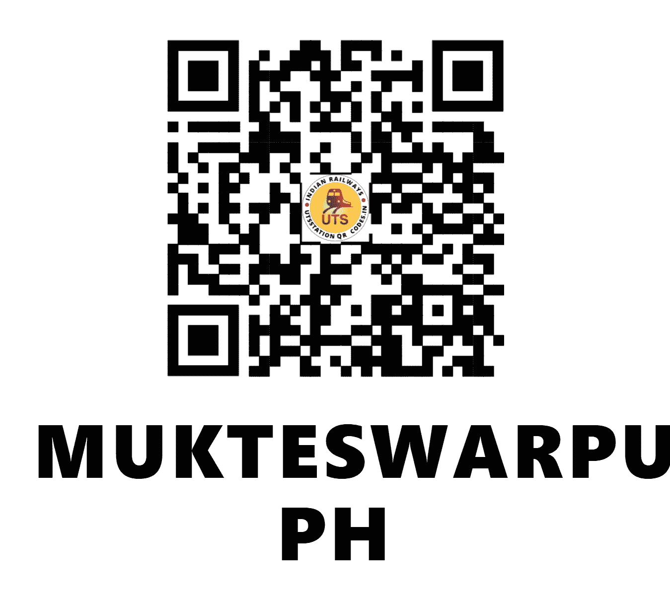 UTS QR Code for MUKTESWARPURI PH - MKTP (EO - ODISHA)