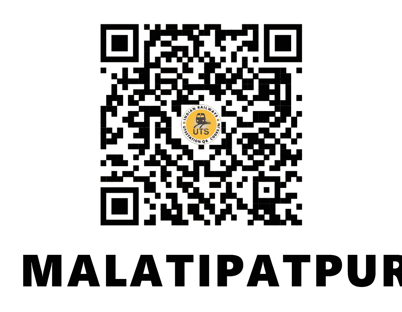 UTS QR Code for MALATIPATPUR - MLT (EO - ODISHA)