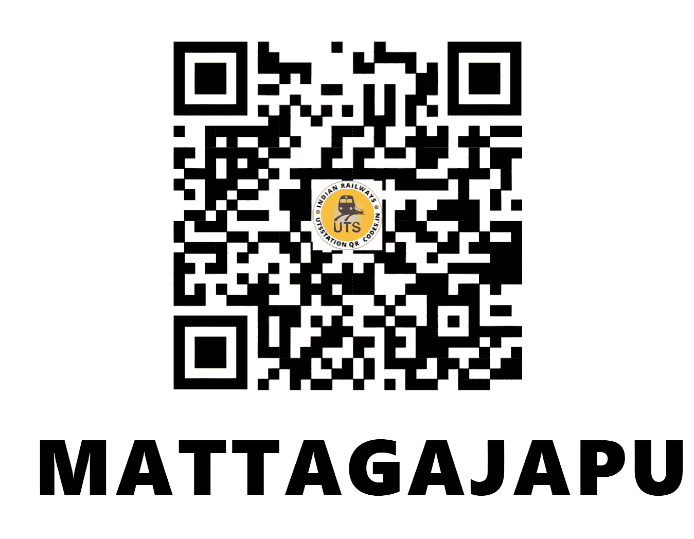 UTS QR Code for MATTAGAJAPUR - MTND (EO - ODISHA)