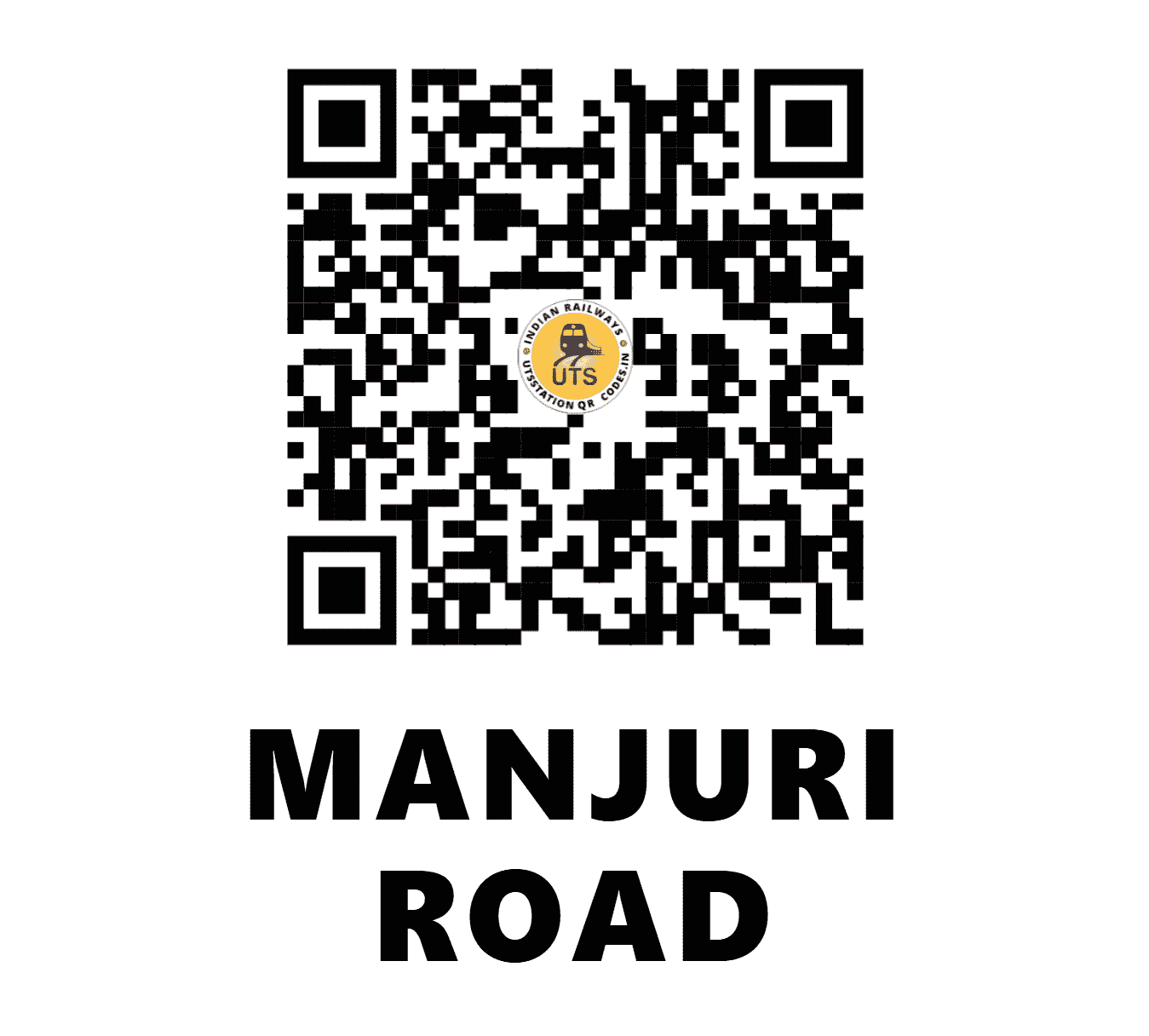 UTS QR Code for MANJURI ROAD - MZZ (EO - ODISHA)