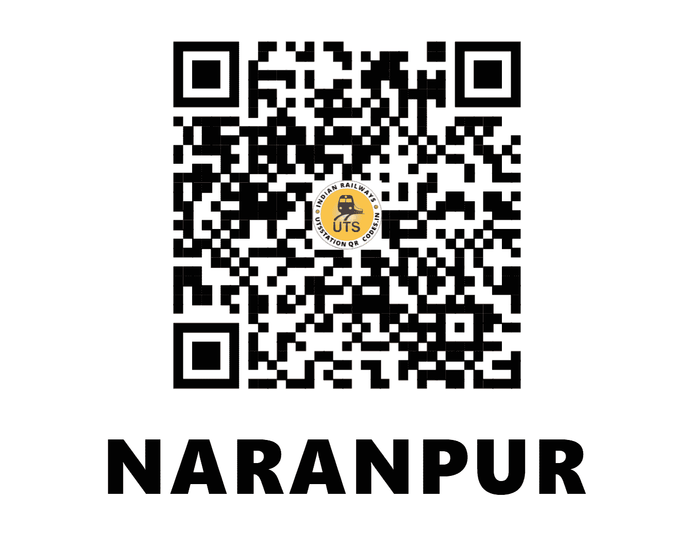 UTS QR Code for NARANPUR - NANR (EO - ODISHA)