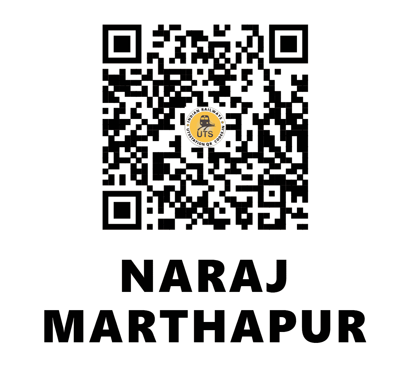 UTS QR Code for NARAJ MARTHAPUR - NQR (EO - ODISHA)