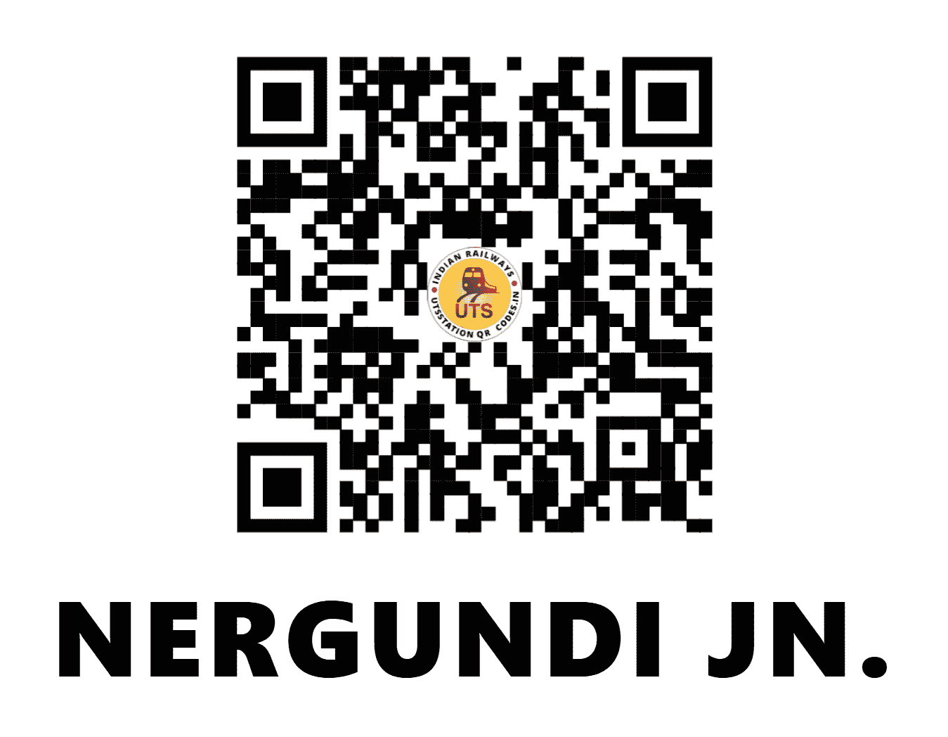 UTS QR Code for NERGUNDI JN. - NRG (EO - ODISHA)