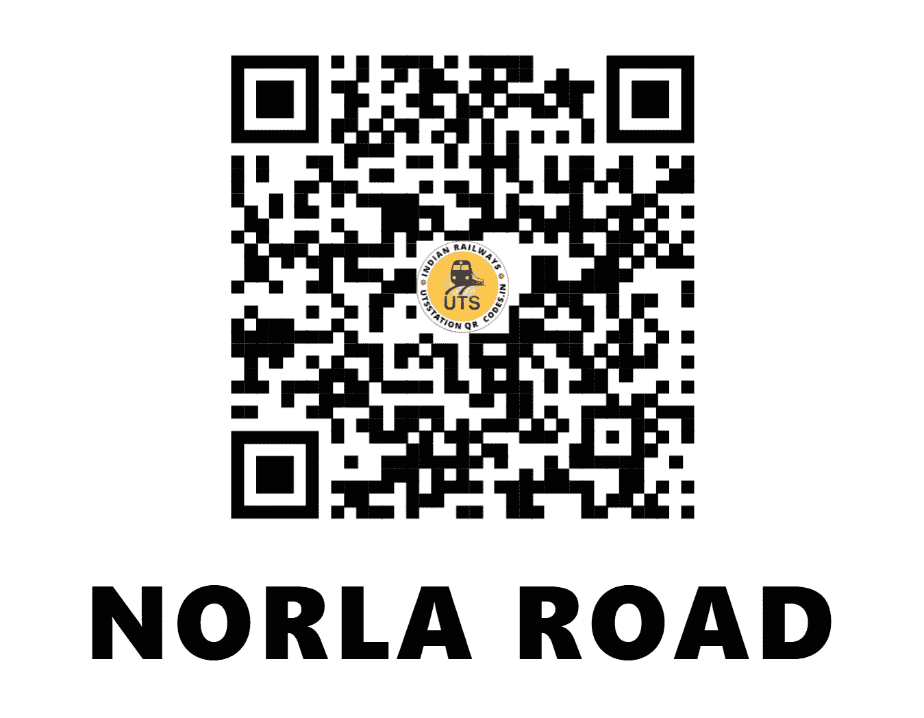 UTS QR Code for NORLA ROAD - NRLR (EO - ODISHA)