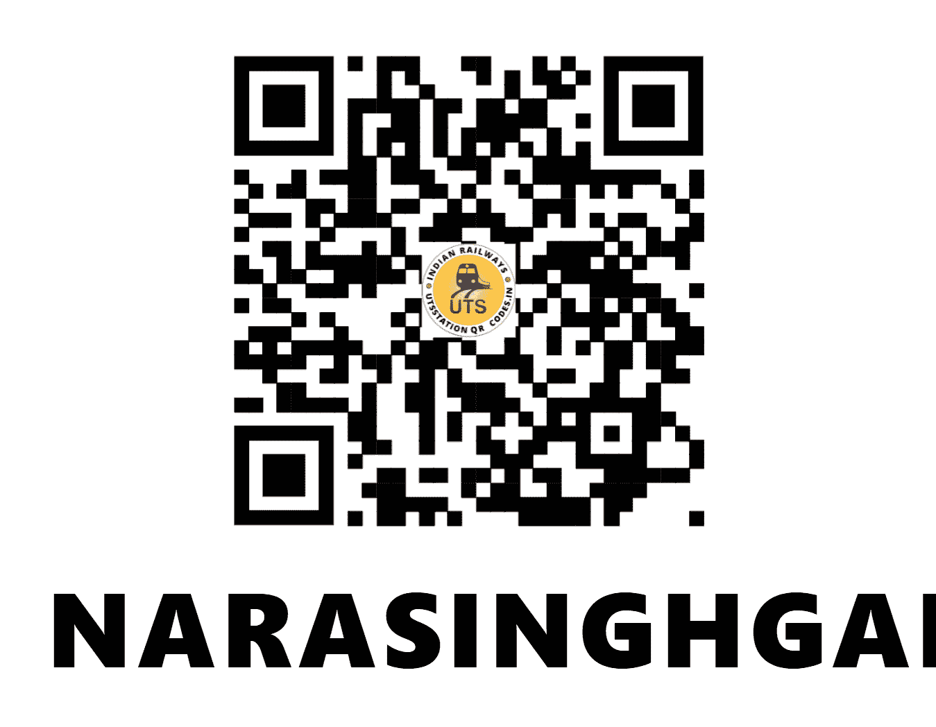 UTS QR Code for NARASINGHGARH - NSGR (EO - ODISHA)