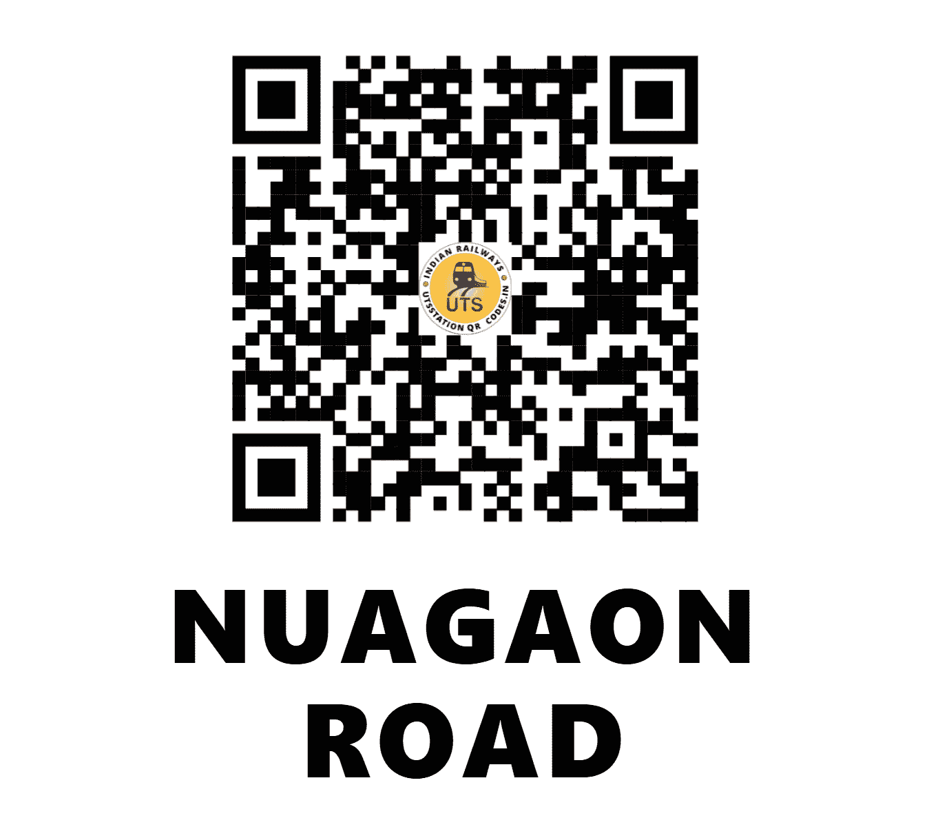UTS QR Code for NUAGAON ROAD - NXNR (EO - ODISHA)