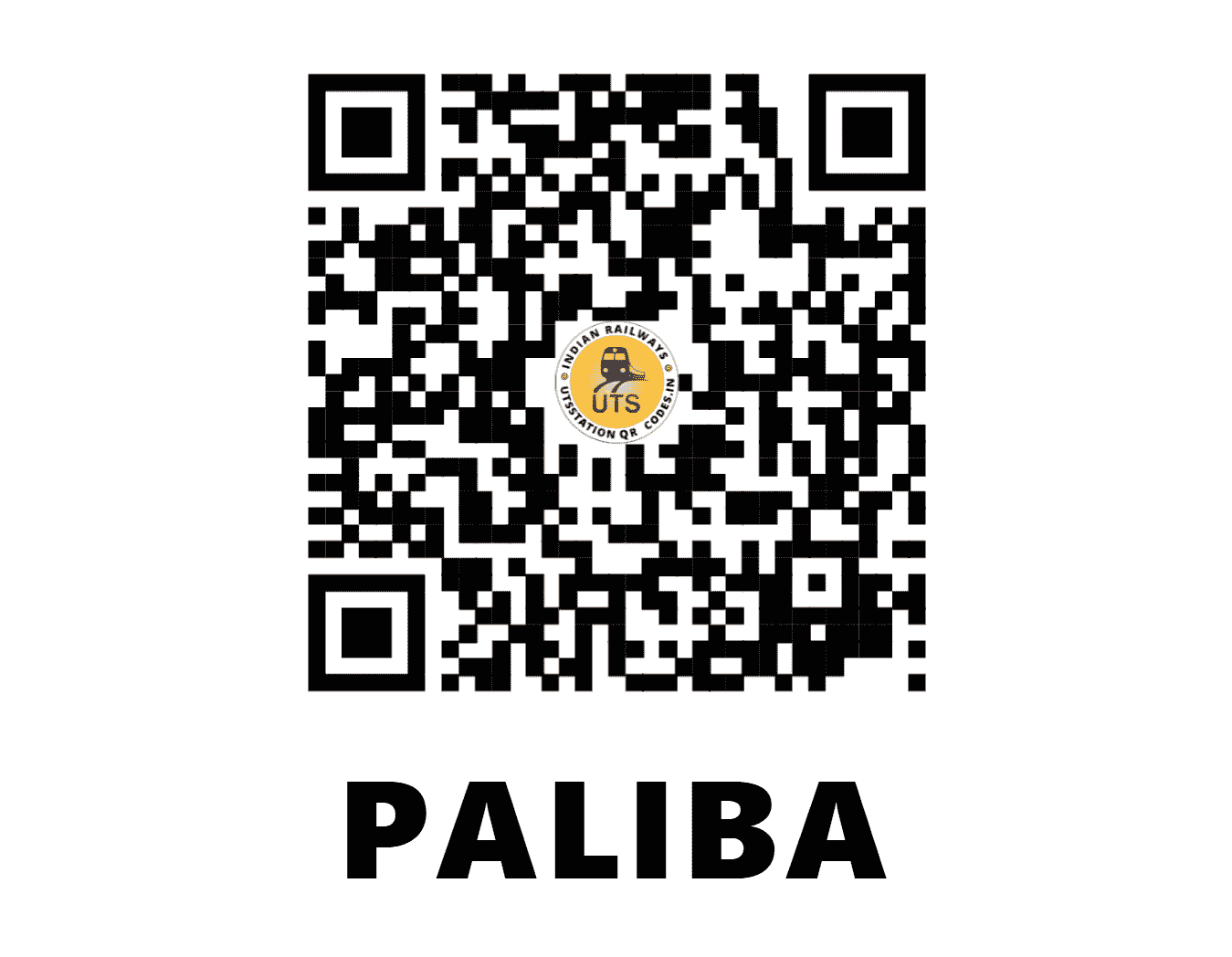 UTS QR Code for PALIBA - PBV (EO - ODISHA)