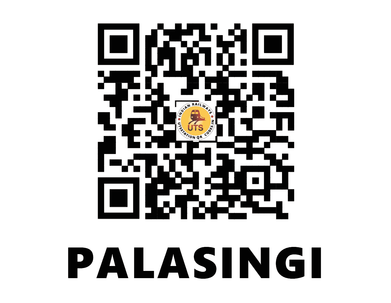 UTS QR Code for PALASINGI - PLSG (EO - ODISHA)