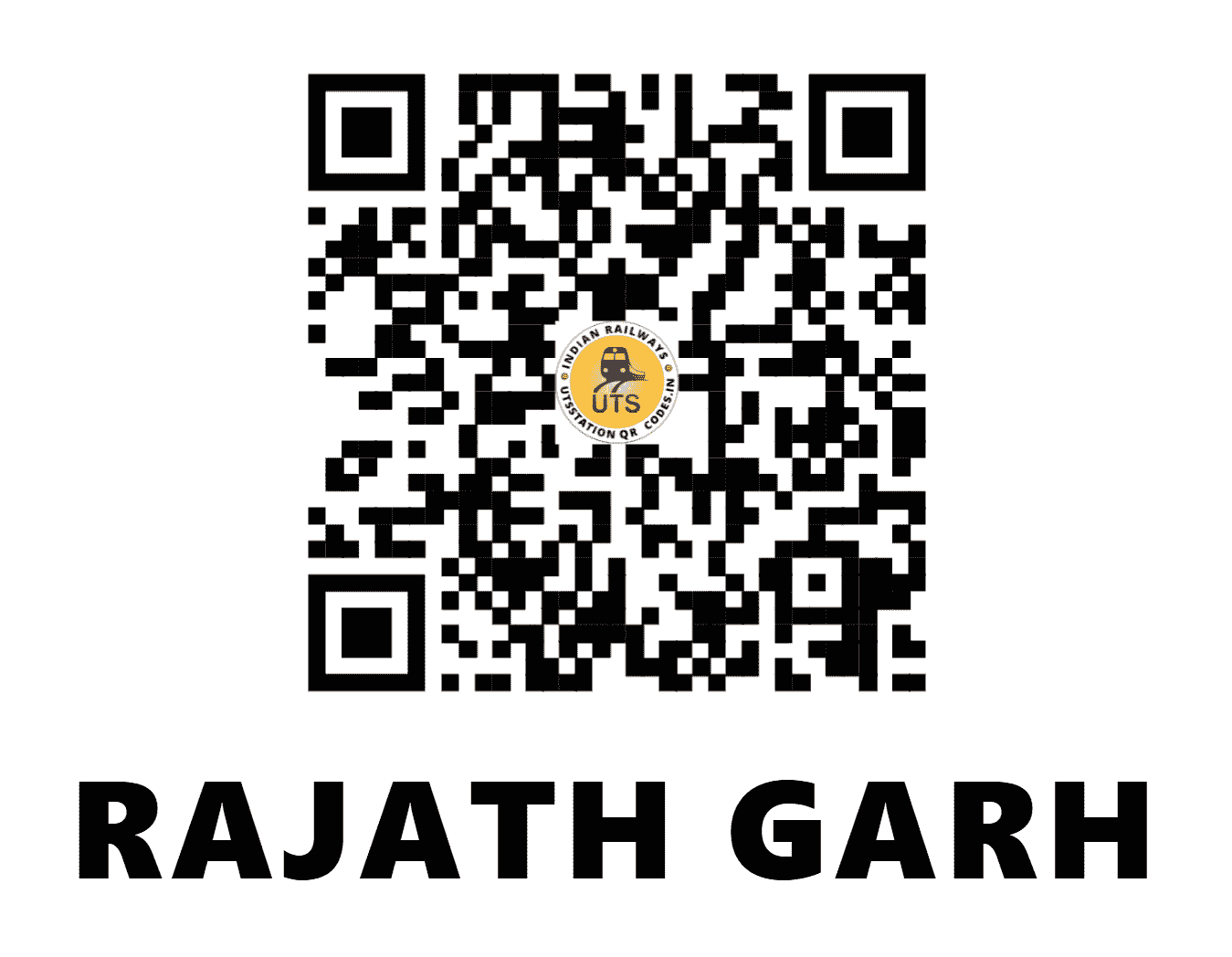 UTS QR Code for RAJATH GARH - RJGR (EO - ODISHA)