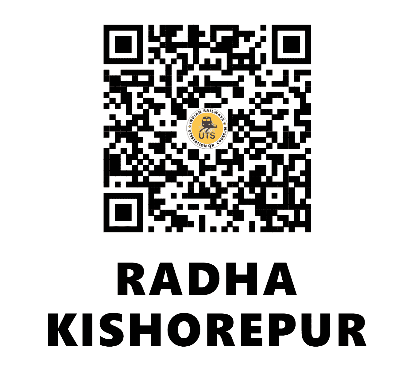 UTS QR Code for RADHA KISHOREPUR - RQP (EO - ODISHA)