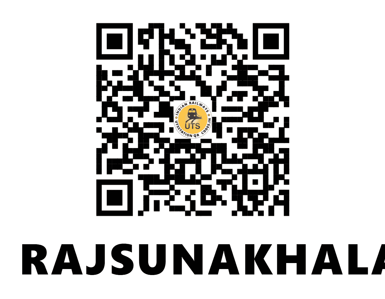 UTS QR Code for RAJSUNAKHALA - RSKA (EO - ODISHA)